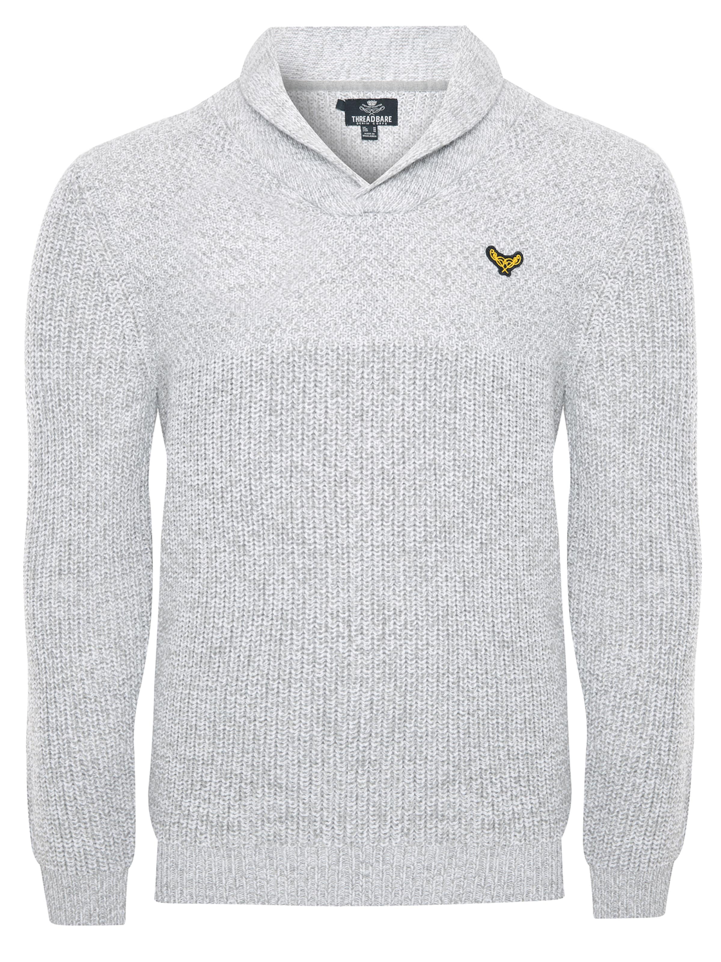 Threadbare Pullover in Grau: Vorderseite