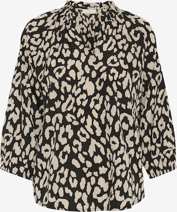 Kaffe - Blusa 'Sandy' en negro: frente