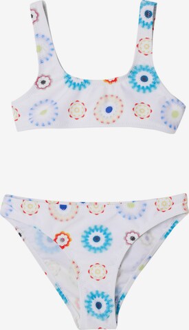 Desigual Korzetová Bikiny – bílá: přední strana