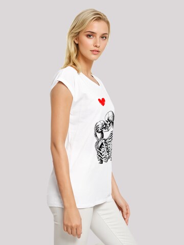 T-shirt 'Love is all you need' F4NT4STIC en blanc