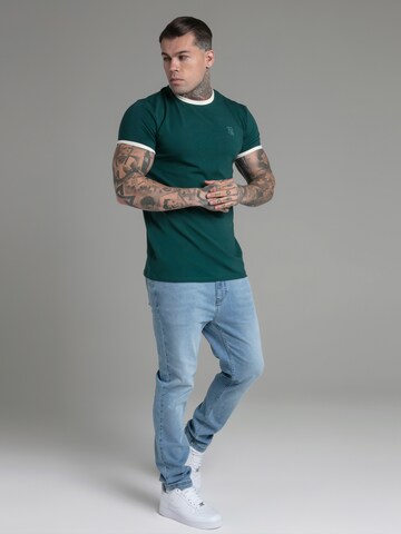 SikSilk T-Shirt in Grün