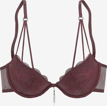 Bustier Soutien-gorge LASCANA en violet : devant