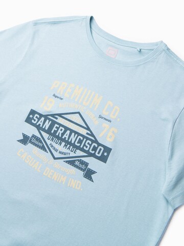 T-Shirt 'S1732' Ombre en bleu
