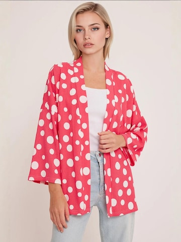 Bigdart - Kimono em rosa: frente