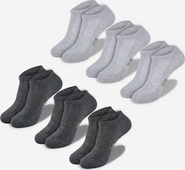 Tastiq Füßlinge in Grau: Vorderseite