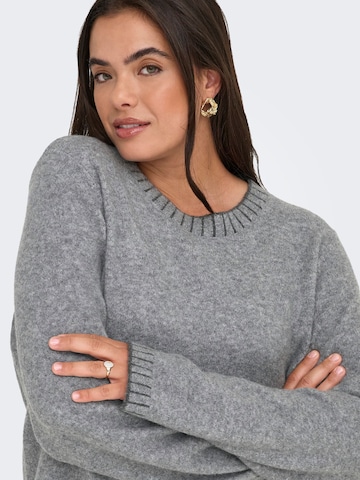 ONLY Carmakoma Sweater 'CARFINA' in Grey