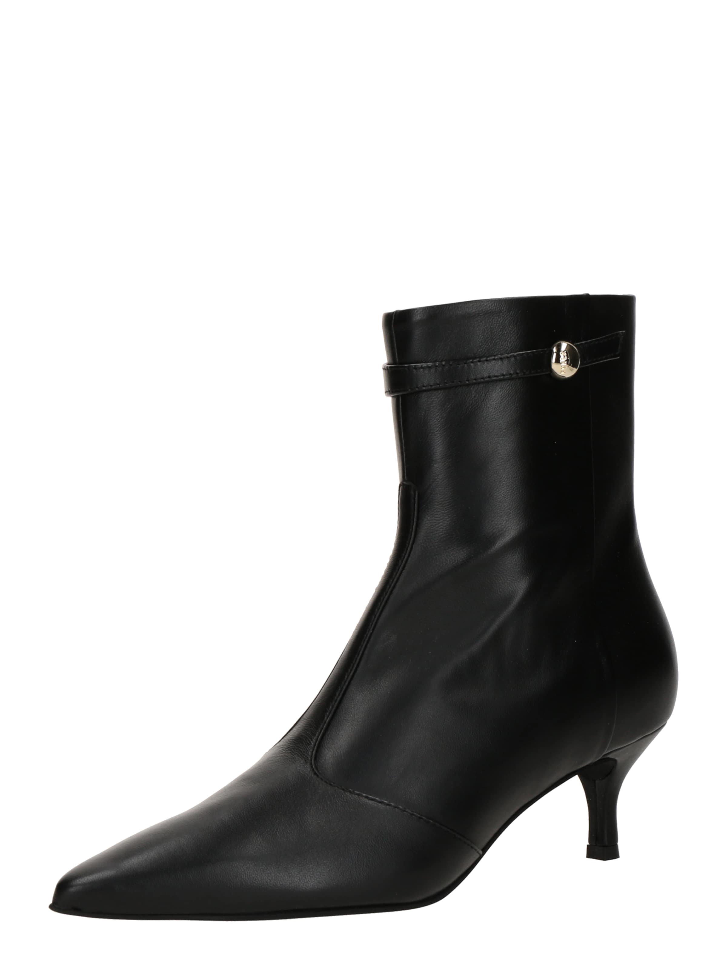 FURLA - Botas pelo tornozelo 'SFERA T.50' em preto: frente