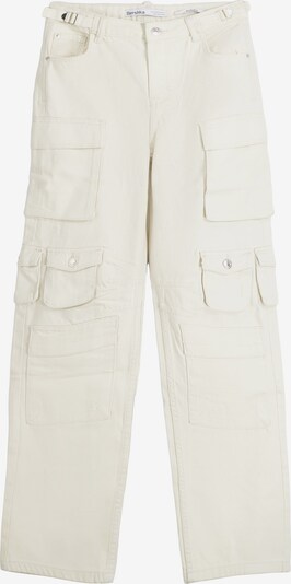 Bershka Cargo hlače u ecru/prljavo bijela, Pregled proizvoda