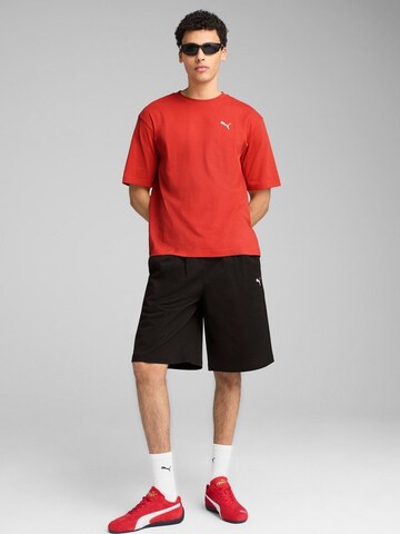 T-Shirt 'Puma Wardrobe Ess Boxy Tee' PUMA en rouge