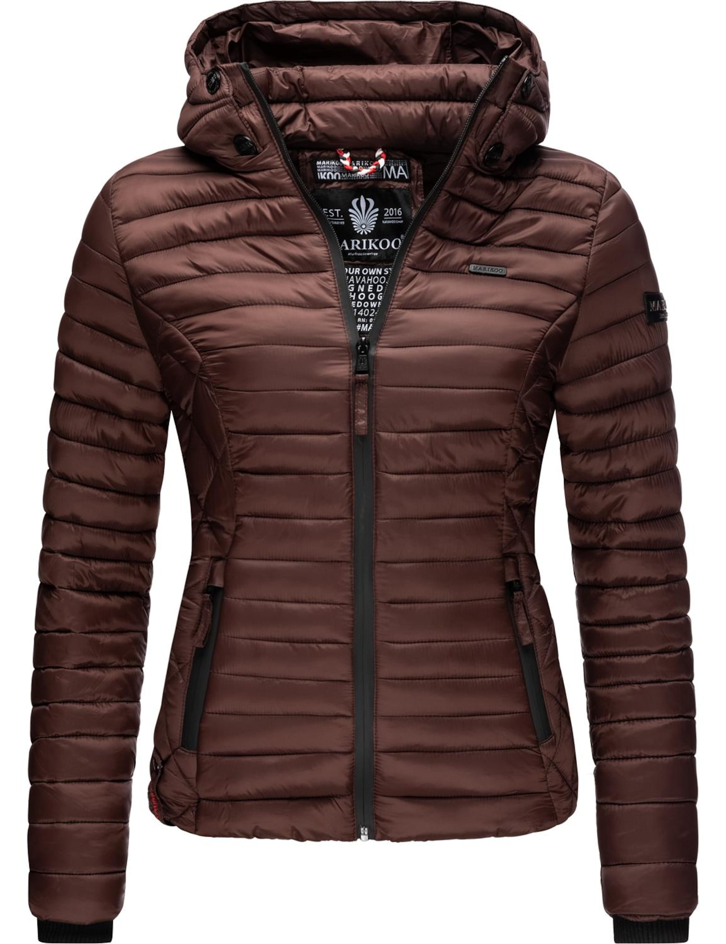 Veste mi-saison 'Samtpfote' MARIKOO en marron : devant