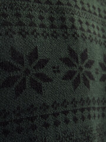 Pull-over 'JJXmas Gabriel' JACK & JONES en vert