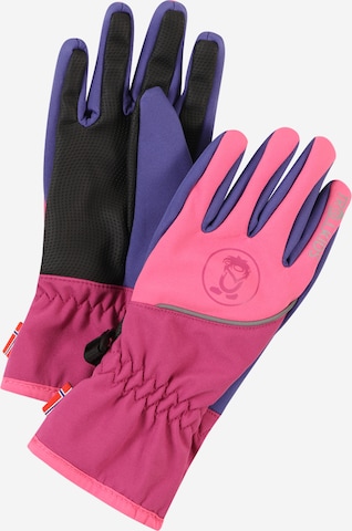 TROLLKIDS Sports gloves 'Trolltunga' in Purple: front