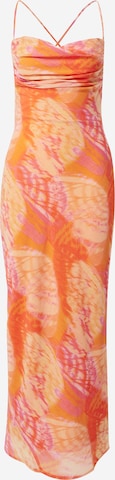 Gina Tricot - Vestido de festa em laranja: frente