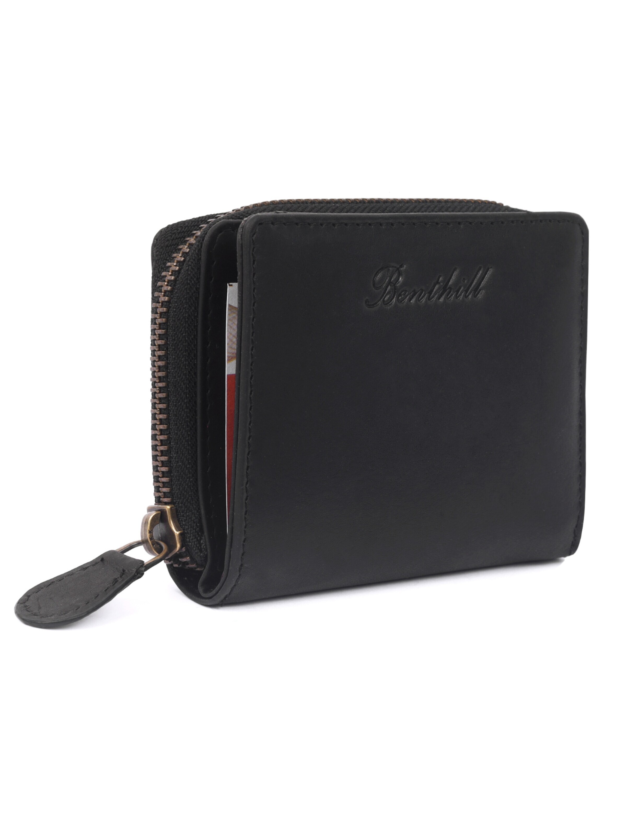 Benthill Portemonnaie‌‌‌‌‌ in Schwarz: Vorderseite