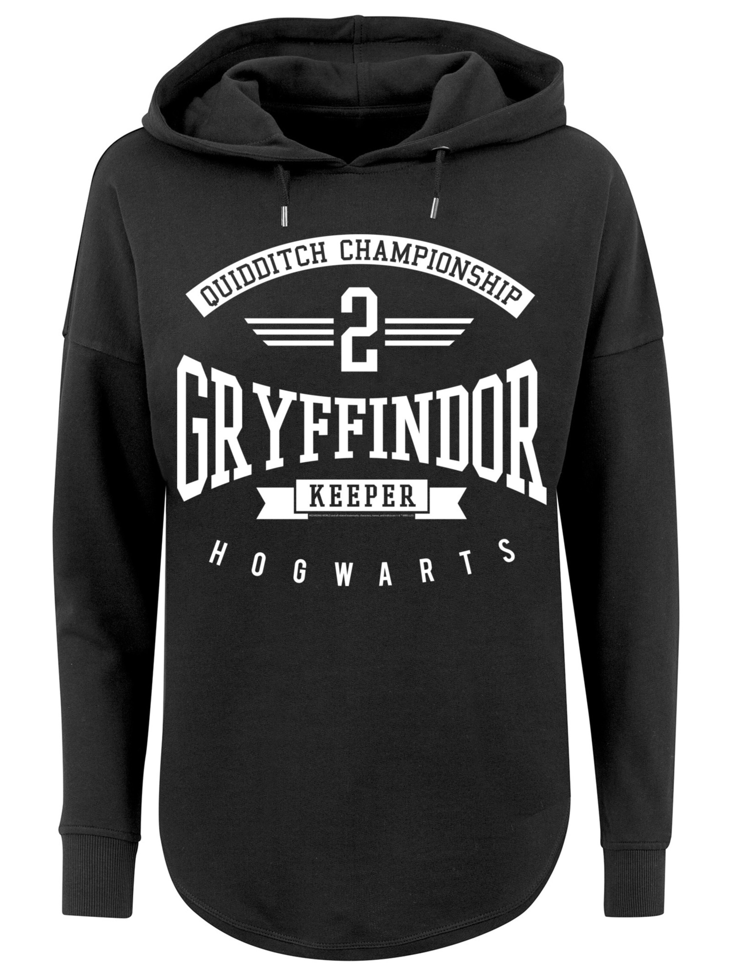 Sweat-shirt 'Harry Potter Gryffindor Keeper' F4NT4STIC en noir : devant