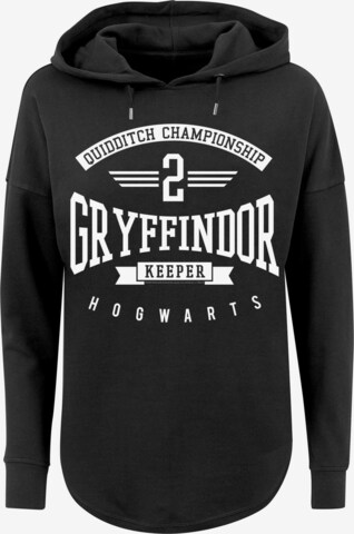 Felpa 'Harry Potter Gryffindor Keeper' di F4NT4STIC in nero: frontale