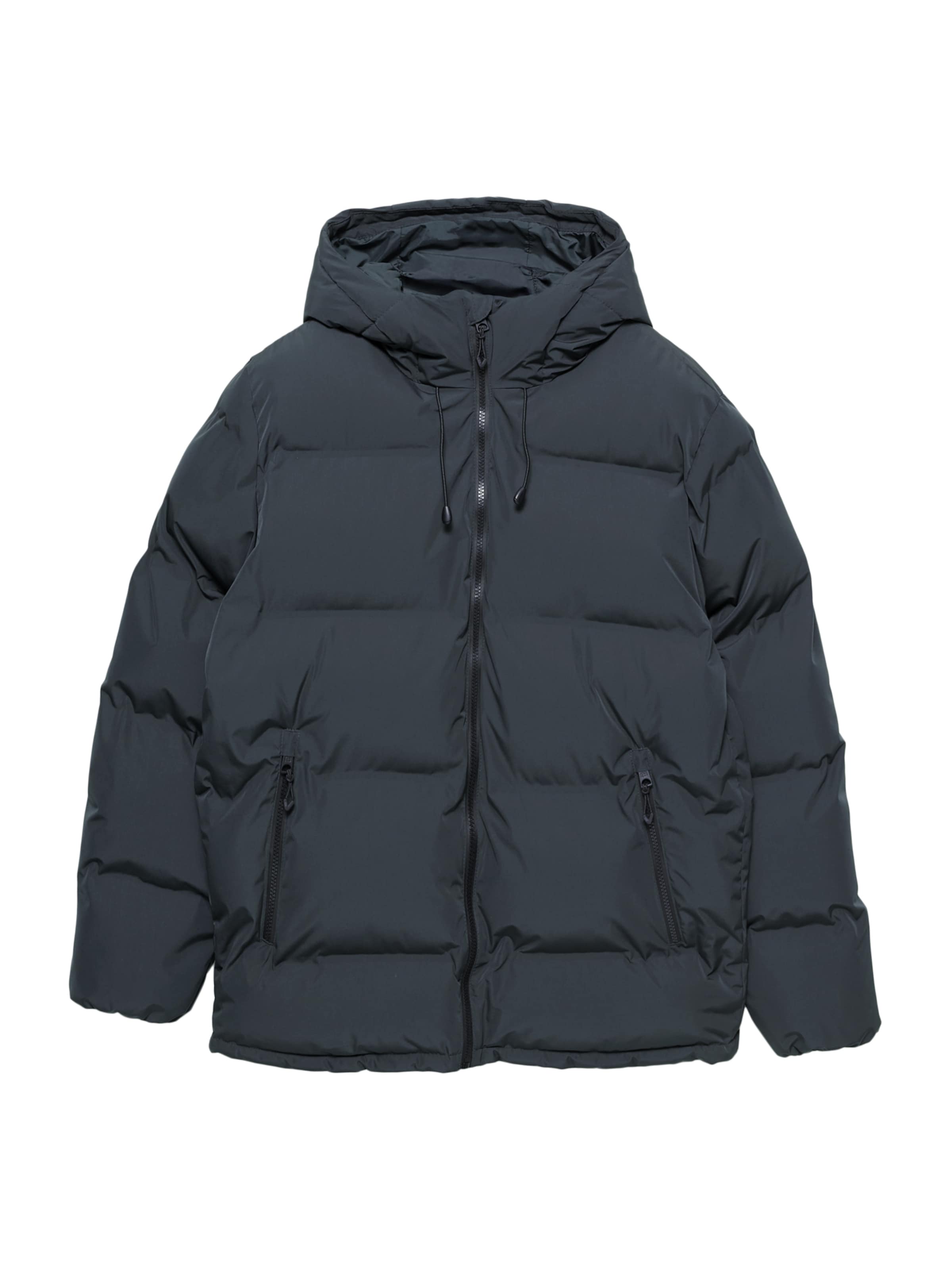 Pull&Bear Winterjas in Blauw: voorkant