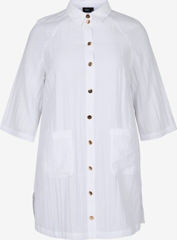 Zizzi - Blusa 'XLine' em branco: frente