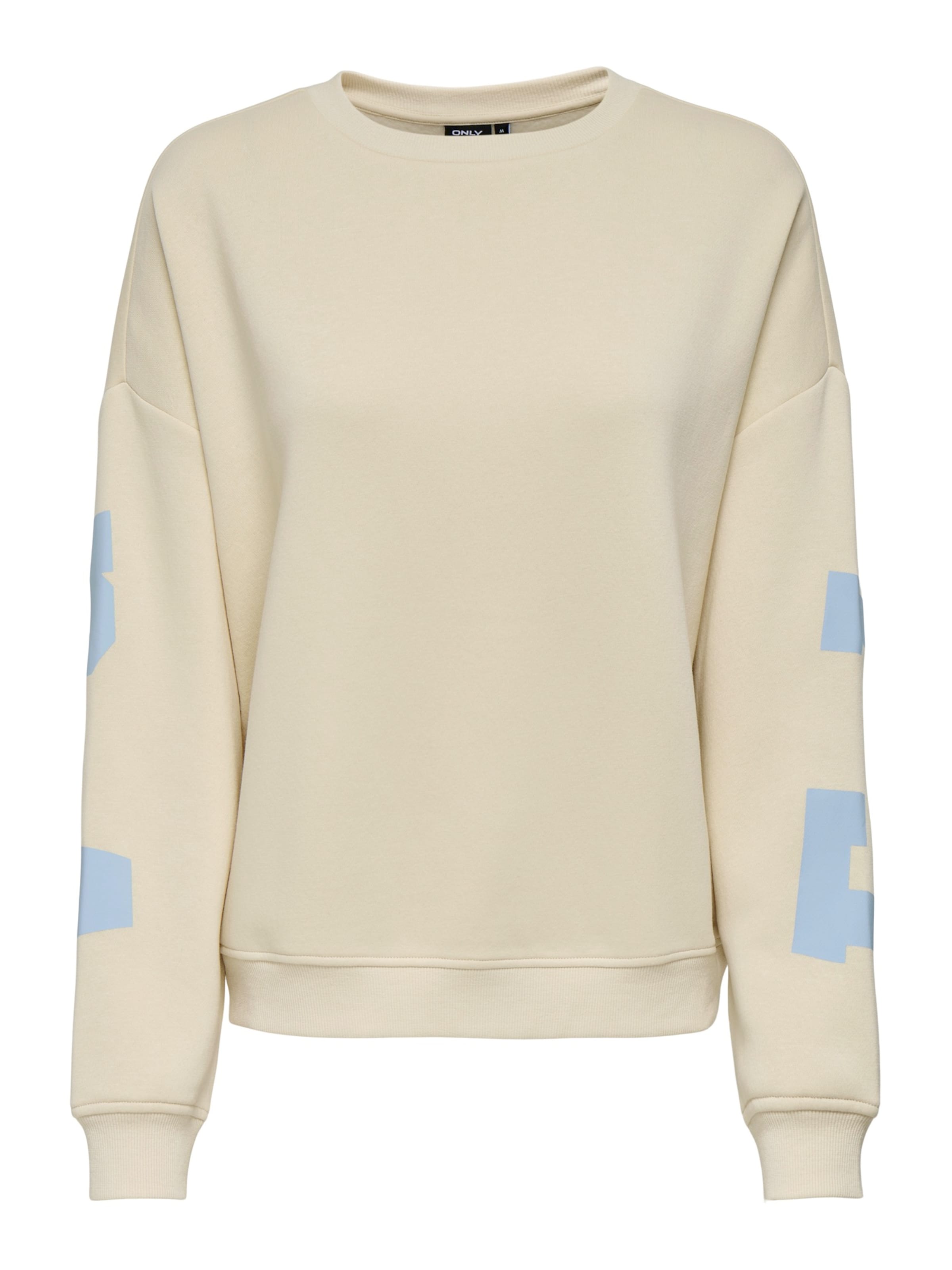 Sweat-shirt ONLY en blanc : devant