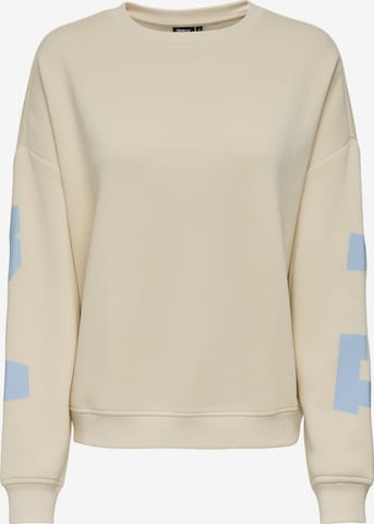 Sweat-shirt ONLY en blanc : devant