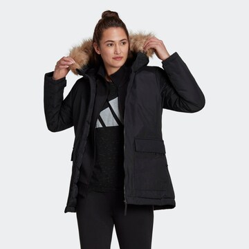 ADIDAS SPORTSWEAR Outdoorjas in Zwart: voorkant