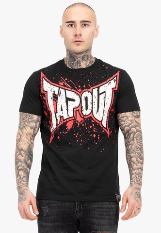 Tapout Póló 'Splashing' - fekete: elől
