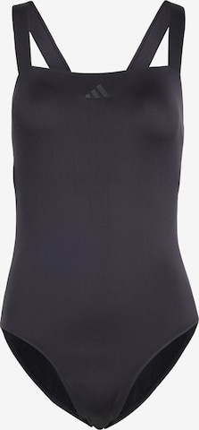 juoda ADIDAS SPORTSWEAR Biustjė Sportinis maudymosi kostiumėlis 'Iconisea Premium': priekis