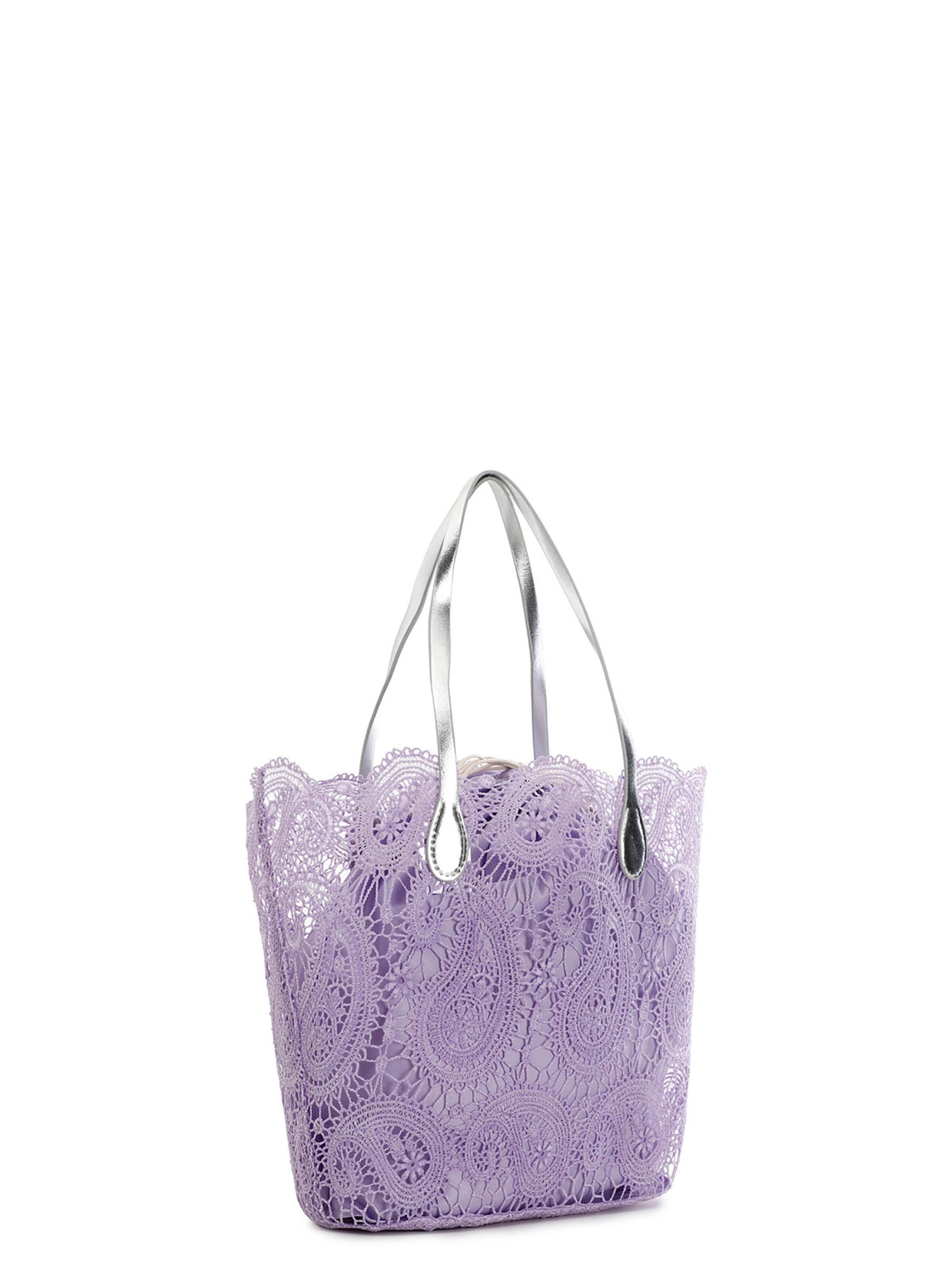 Borsa a sacco di CAFè NOIR in lilla