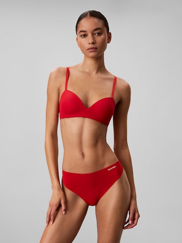 Triangle Soutien-gorge Calvin Klein Underwear en rouge : devant