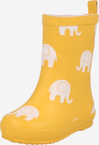 CeLaVi Rubber Boots in Yellow: front