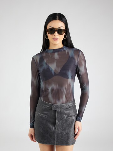 TOPSHOP Shirt in Blauw: voorkant