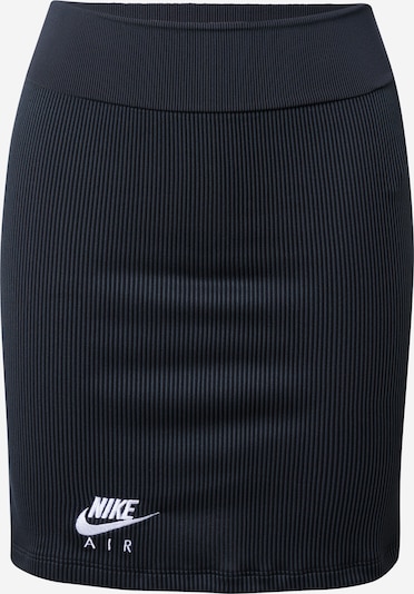 Fustă Nike Sportswear pe negru / alb, Vizualizare produs