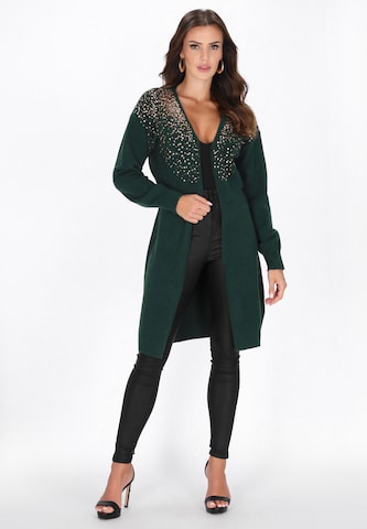 faina - Cárdigan en verde