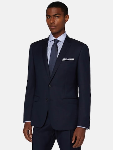 Boggi Milano Slim fit Suit Jacket in Blue: front
