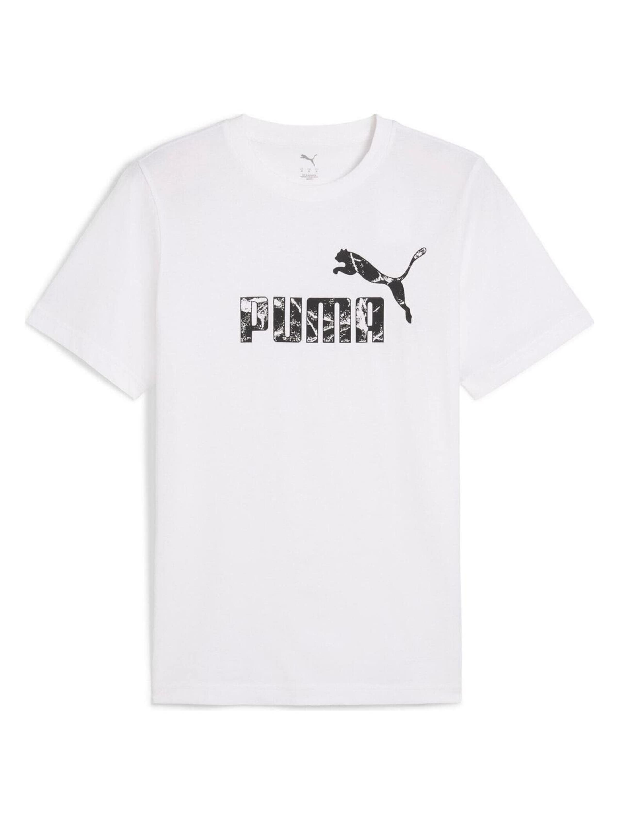 PUMA Shirt 'Puma Graphics No.1 Logo Tee' in M in White, Item view