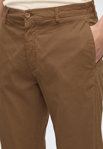 Casual Friday Loosefit Chinobyxa 'CFPepe' i brun: framsida