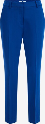 WE Fashion Pleated Pants in Blue: front