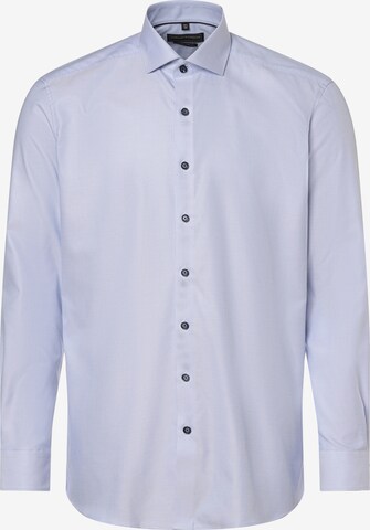 Chemise business Finshley & Harding en bleu : devant