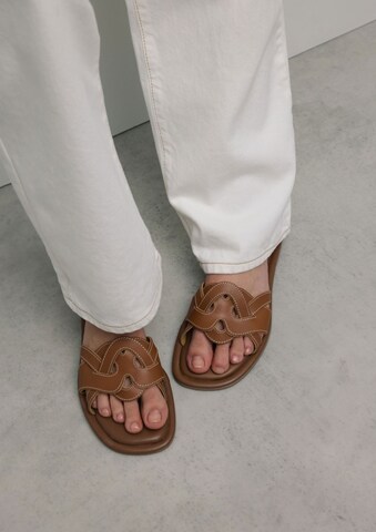 Mule SACHA en marron