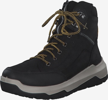 SUPERFIT Veterboots 'SPACE 00503' in Zwart: voorkant