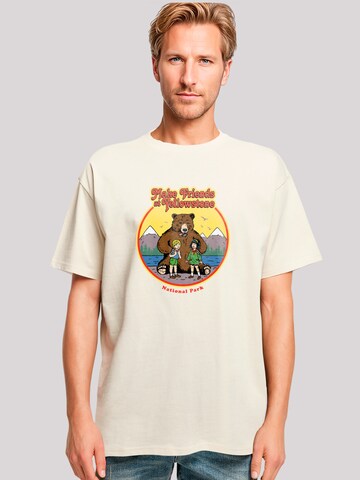 F4NT4STIC Shirt in Beige: voorkant