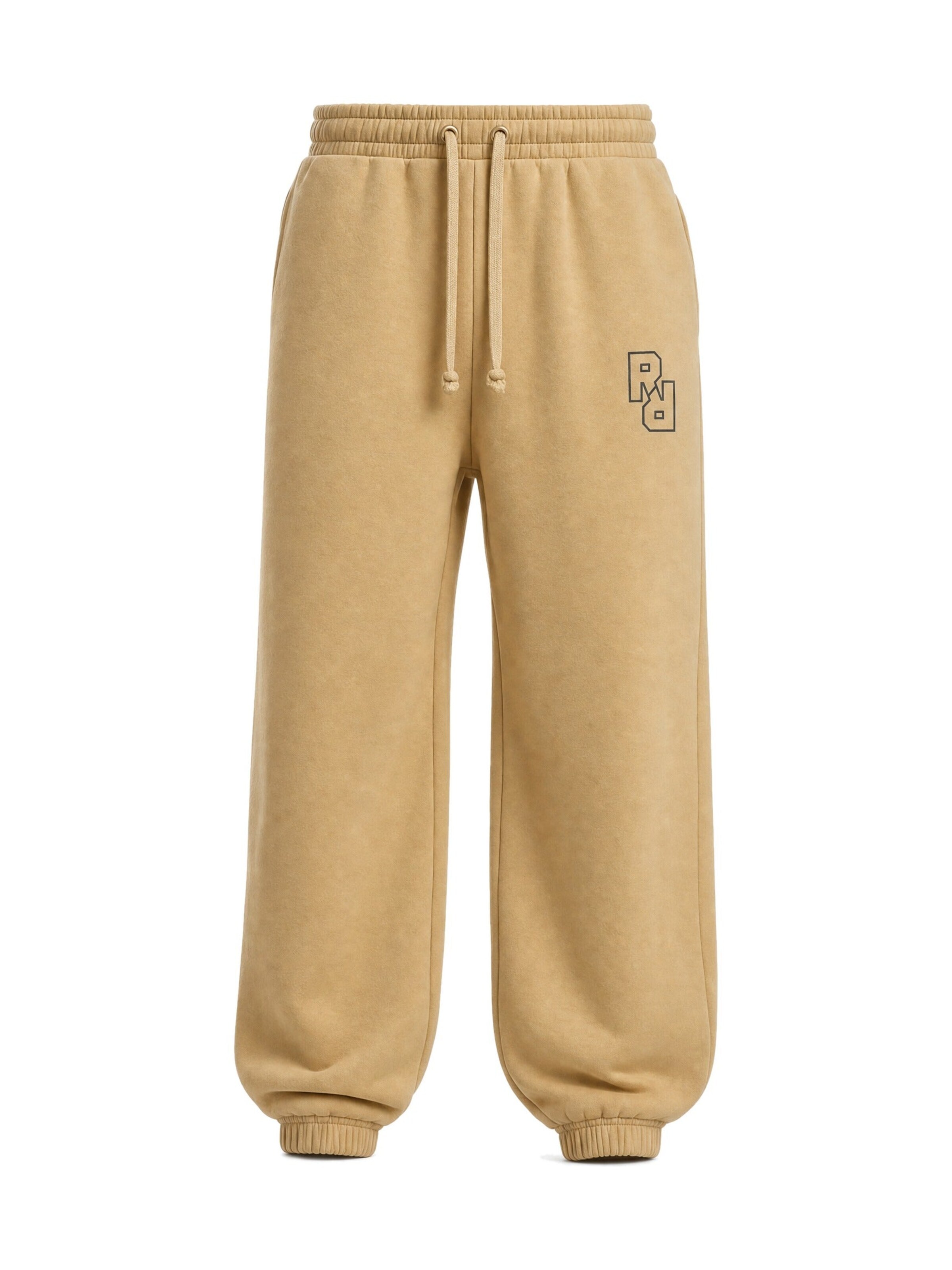 Rheinrebell Regular Trousers in Beige: front