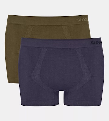 SLOGGI Boxershorts 'GO' in Blau: Vorderseite
