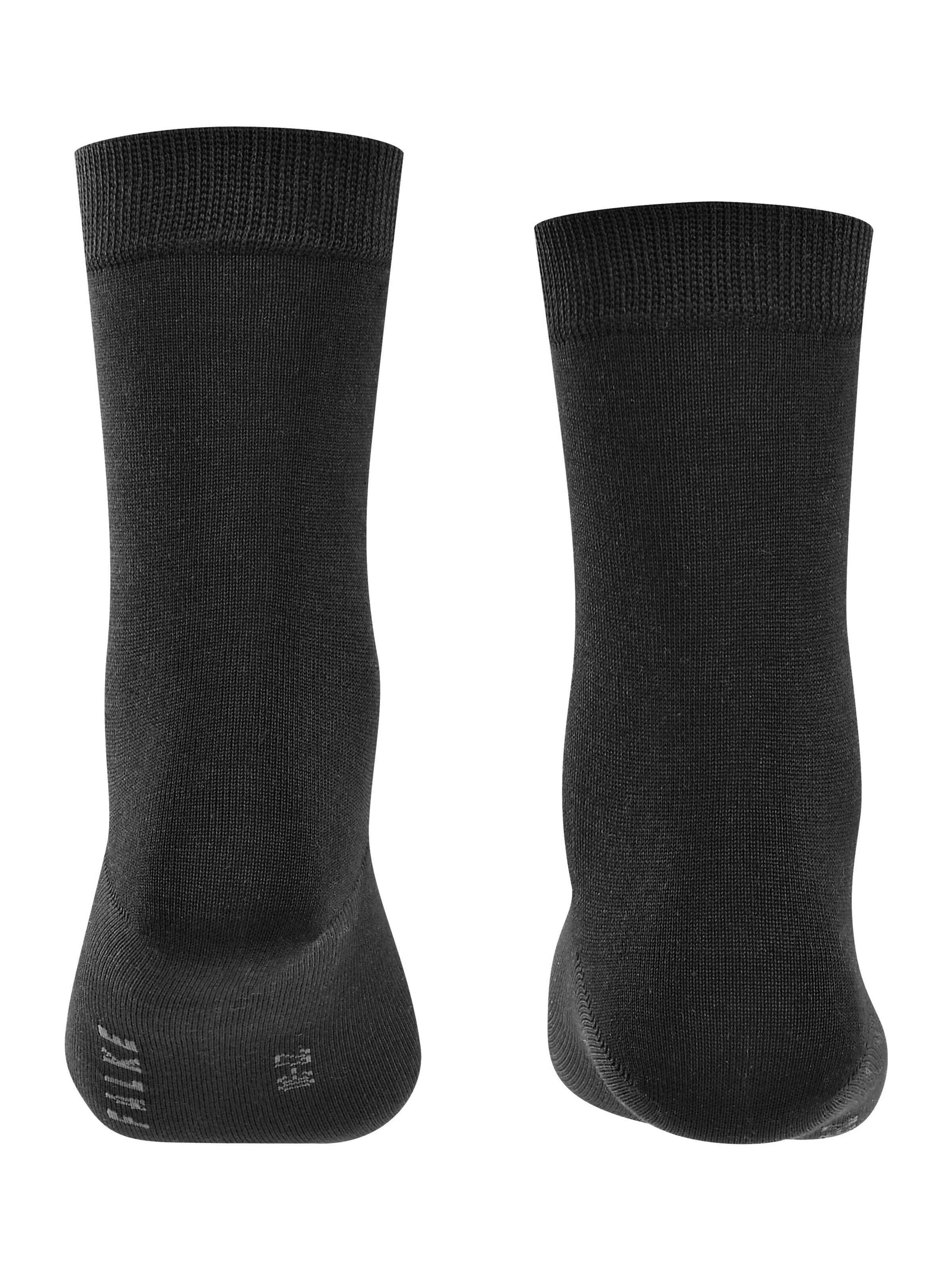 FALKE Socks 'Cotton Finesse' in Black
