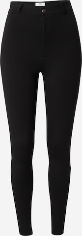 EDITED Normalny krój Spodnie 'Malvo' w kolorze czarny: przód