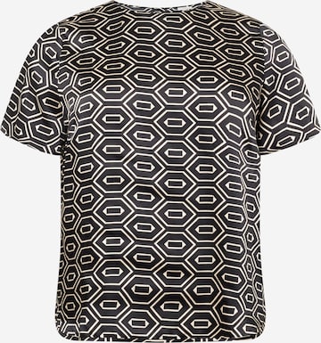 River Island Plus - Blusa em preto: frente