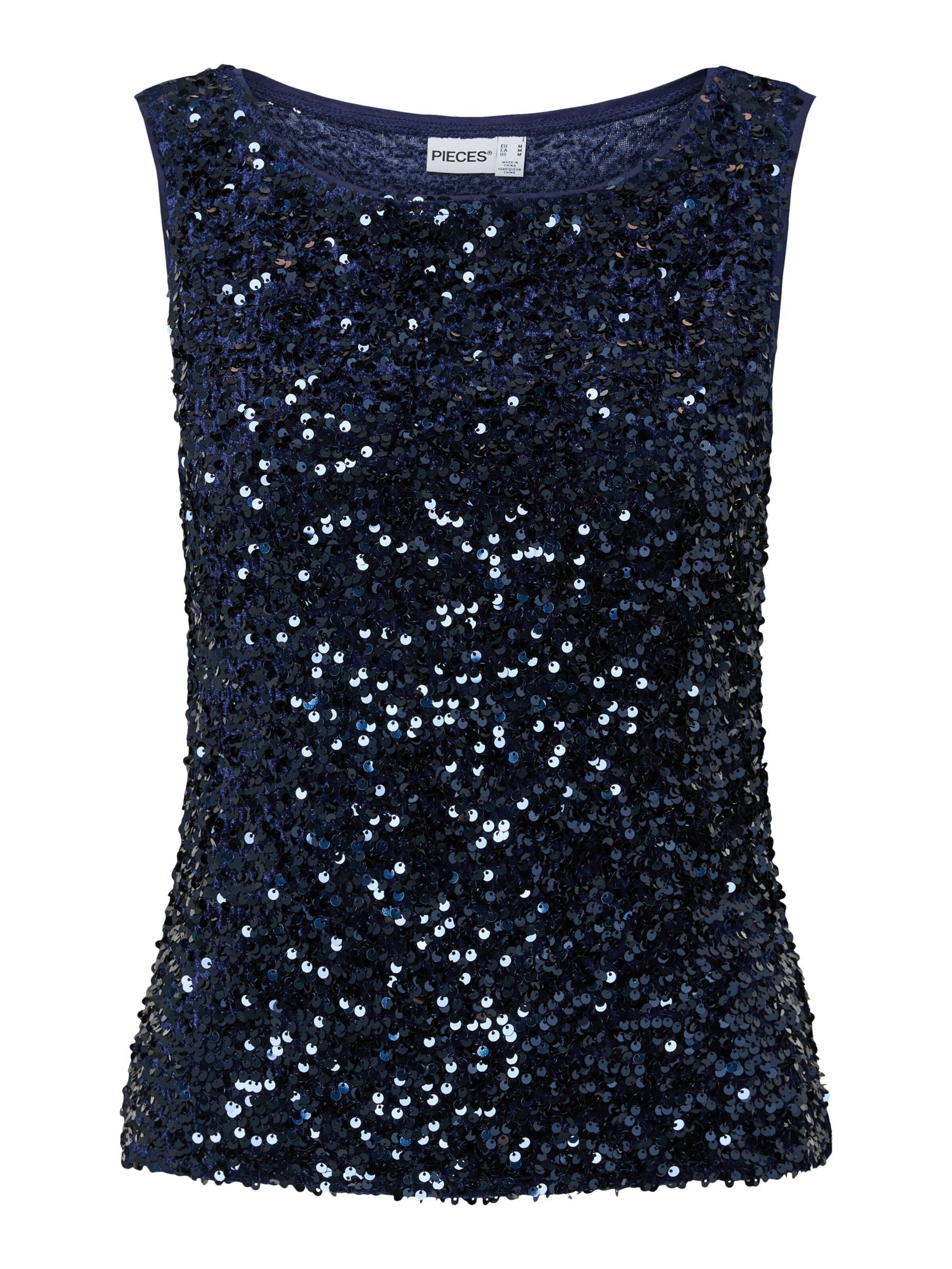 PIECES Top 'KAMMY' in Blue: front