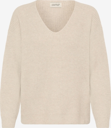 Pullover ' OXICALLIE ' di Oxmo in beige: frontale