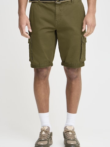 BLEND Regular Cargohose 'Brian' mit Gürtel in Grün