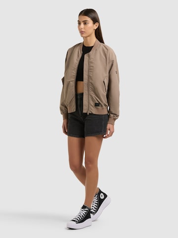 khujo Between-Season Jacket 'Facee' in Brown